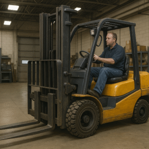 PME Power Mobile Equipment (Forklift) in Person