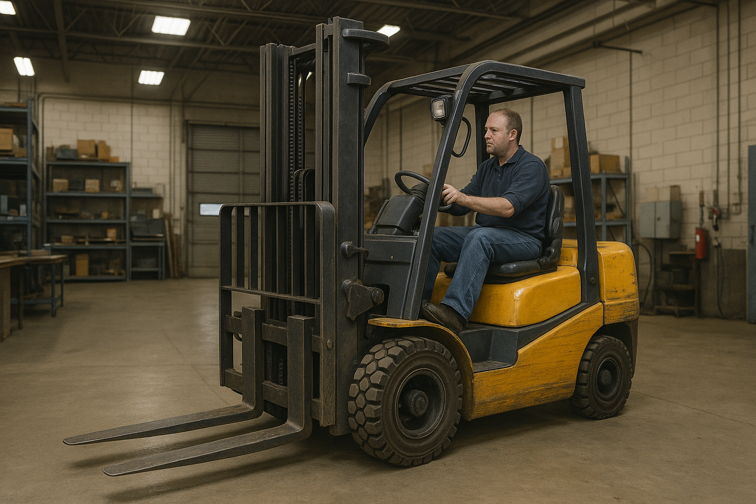PME Power Mobile Equipment (Forklift) in Person